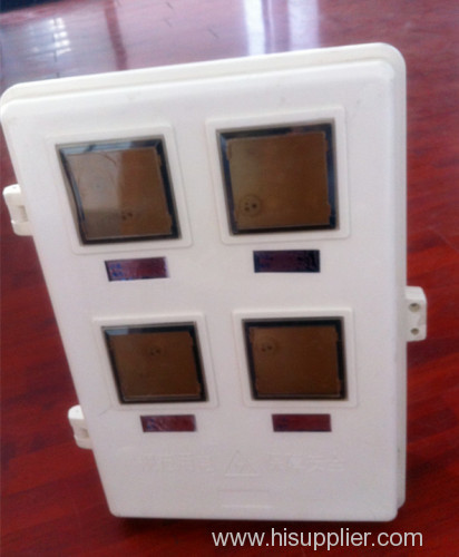 GRP composite electric meter box four ways