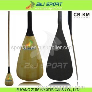 Bamboo Veneer Carbon SUP Paddle CB-KM