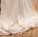 100% cotton fiber luxury cotton towel with lace