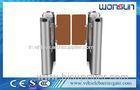 Full automatic Flap Barrier Gate 110V / 220V With 304 Stainless Steel