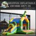 Dinosaur inflatable bouncy slide