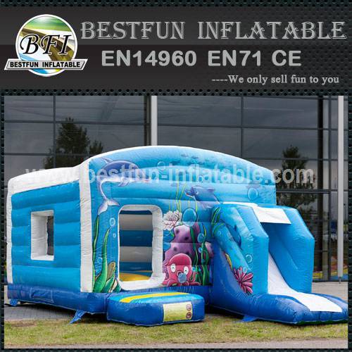 Inflatable bouncy slide commercial