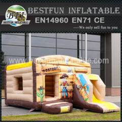 Maxi Multifun Western bouncer with slide