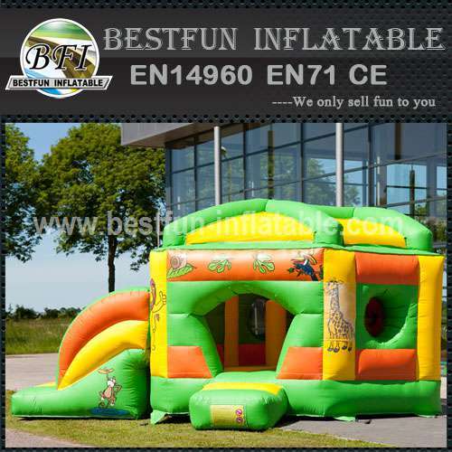 Pentagon Jungle bounce house