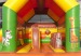 Combo inflatable bouncy slide