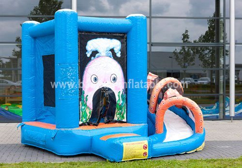 Mini Multifun whale slide bouncer