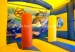 Home use inflatable bouncy slide
