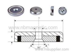 permanent pot magnets with 30 kg pull