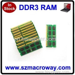 China wholesale 3 years warranty ram memory ddr3 sodimm 1333 4gb