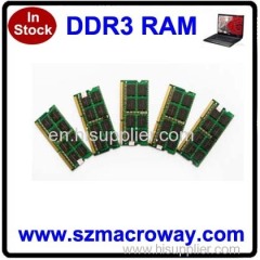 China wholesale 3 years warranty ram memory ddr3 sodimm 1333 4gb