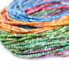 Wholesale Cheap Natural Semi Precious Gemstone Cube Beads Imperial Jasper 4mm Green Orange Blue Fuchia Purple