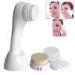 4 In 1 Deep Clean Electric Facial Cleaner Face Skin Care Brush Massager Scrubber