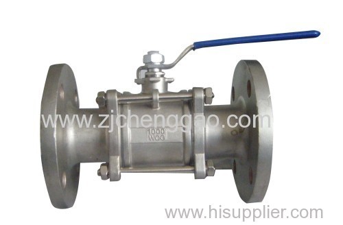 API6D flanged small size ball valve 