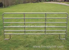 Heavy duty steel horse panels enclose and protect horse