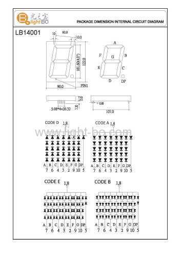 Ultra red common anode 4 inch 7 segment led display for clock / timer / counter / digital indicator