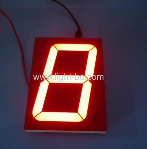 écran LED à 7 segments de 4 pouces à anode commune ultra rouge et à surface rouge