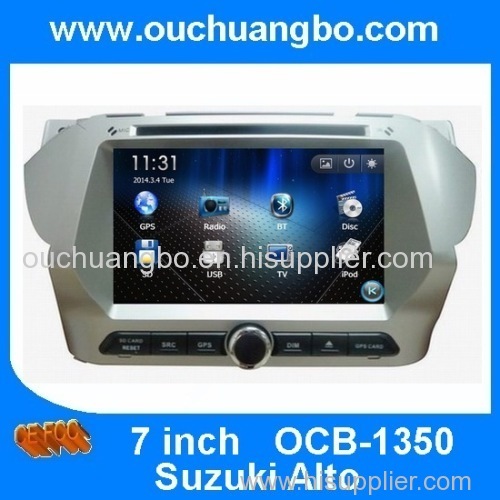 Ouchuangbo Auto DVD for Suzuki Alto GPS Navigation Stereo System Bluetooth TV Audio Player