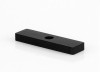 Bonded rectangular ferrite magnet with holes