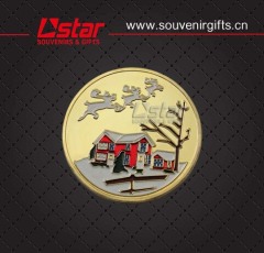 2014 hot-selling metal souvenirs coin