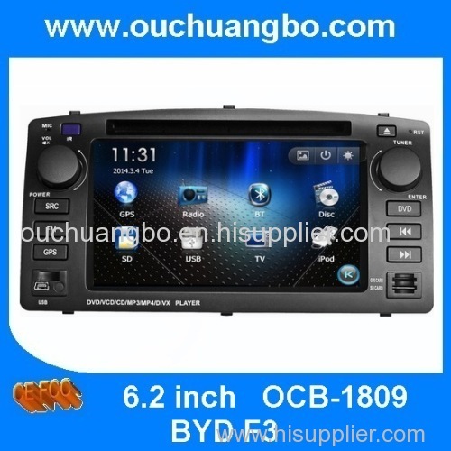 Ouchuangbo Car Radio Stereo DVD Player for BYD F3 GPS Navigation iPod USB TV Audio Player
