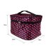 polka dot zip lady cosmetic bag