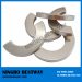 N35 Grade Strong Half Ring Magnet Ni Coating