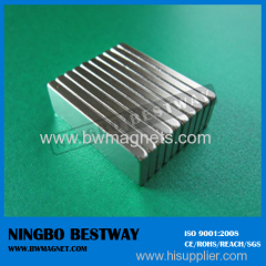 Block permanent magnet with good price