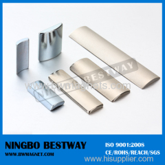 Neodymium Magnet Motor arc tile magnets