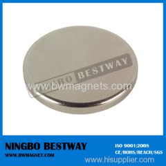 N42 D20x3mm Disc NdFeB Magnet with Ni coating
