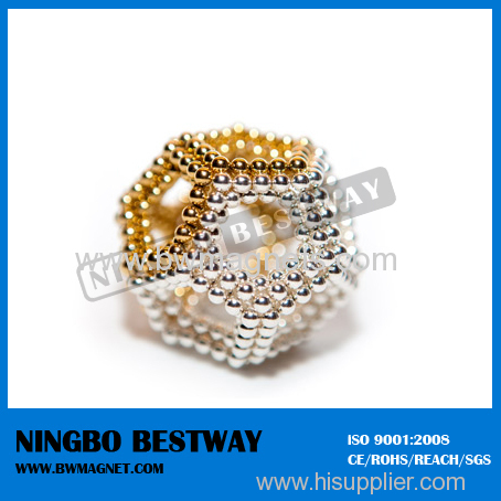 NdFeB Balls with silver or gold coating