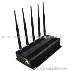 5W Powerful WiFi 2.4G 4.9G 5.0G 5.8G Signals Jammer