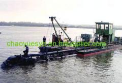 multi-purpose jet suction sand gold dredging vessel