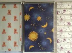 28MM/38MM Day and light roller blind valance curtain patterns