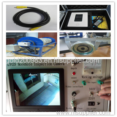 borehole inspection video camera qith 500m