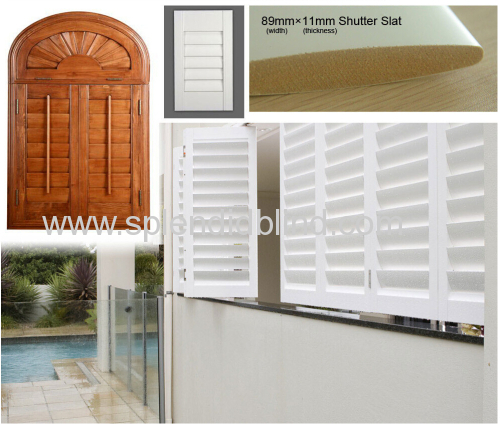 Solid wooden factory producing wooden shutters