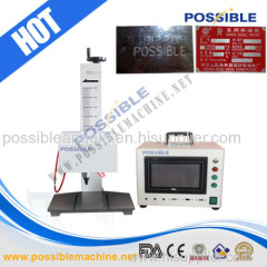 POSSIBLE manufactory hot sale dot peen engraving metal numbers machine