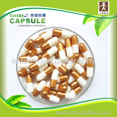 made of hard gelatin 100% BSE/TSE free size 1# enteric coated capsule empty