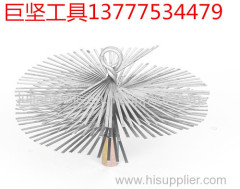 Chimney sweep brush chimney wire brush flue cleaning brush chimney cleaning brush tube brush twist in wire brush