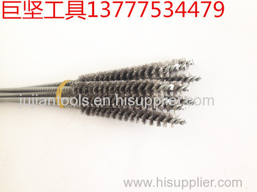 Tube cleaning brush cylinder hole cleaning brush wire brush interior brush bottle brush