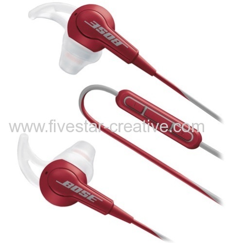 Bose SoundTrue and SoundSport In-Ear Headphones with MIC Cranberry for iPhone iPod iPad