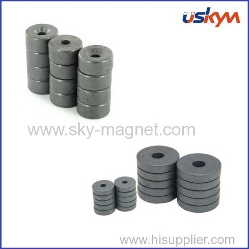 anisotropic ring ferrite magnet