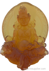 Liu li (Colored Glaze) Yellow Mammon