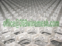 Tortoise shell mesh for reactor vessels