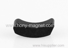 Strong ferrite arc shape neodymium large magnet