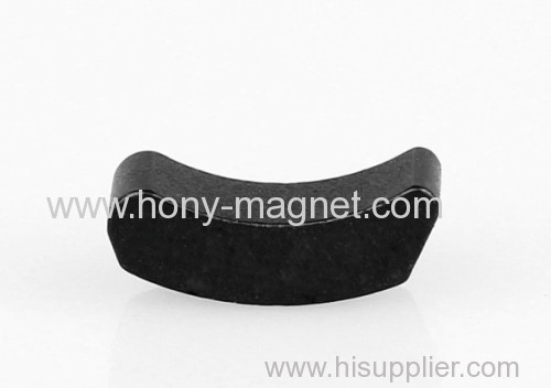 Strong bonded arc shape neodymium large magnet