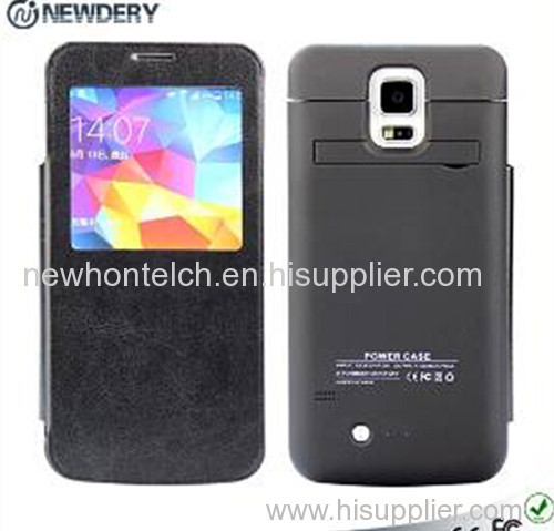Phone Accessories 3800mAh Battery Case Charger for Samsung Galaxy S5, Battery Charger for Samsung Galaxy S5