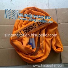 High quality WLL10ton 10000kgendless round sling 6:1 7:1 8:1