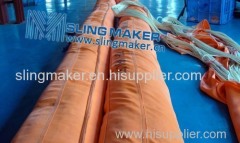 High quality WLL200ton 200000kg heavy duty round sling 6:1 7:1 8:1