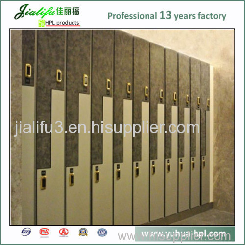 Jialifu waterproof compartment hpl locker