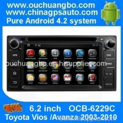 Ouchuangbo Car DVD Stereo System for Toyota Vios Avanza 2003-2010 GPS Navigation Android 4.2